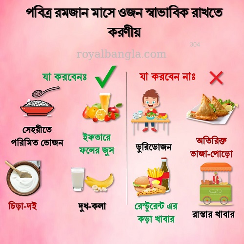 রোজায়  স্বাস্থ্য টিপস 