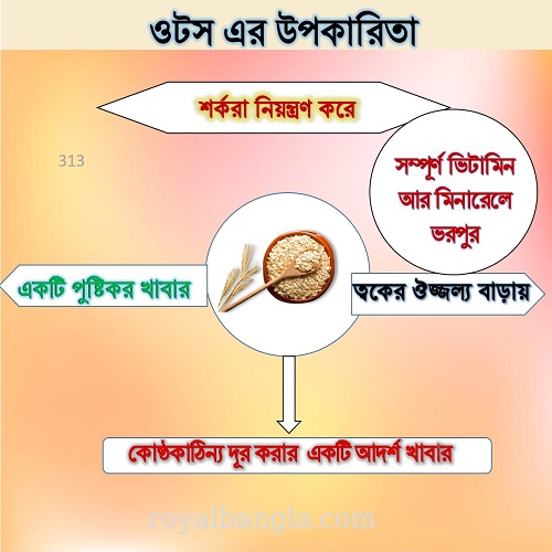 ওটস এর উপকারিতা  