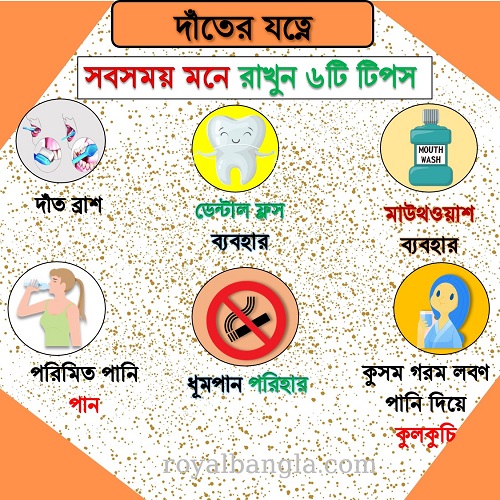 দাঁতের যত্নে টিপস 