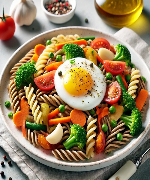 সুস্বাদু ও পুষ্টিকর: এগ ভেজি পাস্তা! 